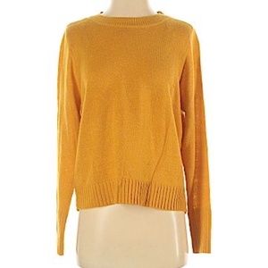 Mustard Divided Sweater Small